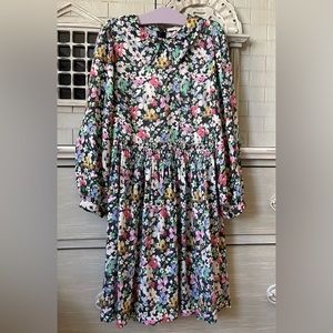 Caramel Baby & Child Girls’ Colorful Floral Dress - Size 10